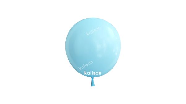 5 İNC MAKARON MAVİ BALON 100 LÜ (KAL)