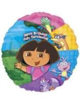 18 İnç Dora&Friends Birthday Anagram Folyo Balon