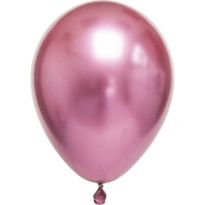 6 İnc Pembe Krom Balon 100 lü