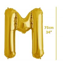 Folyo Harf M Gold Balon 34 İnç