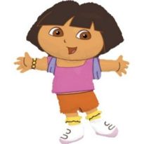 Supershape Dora Anagram Folyo Balon