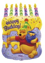 Supershape Winnie The Pooh Doğum Günü Pastası Anagram Folyo Balon