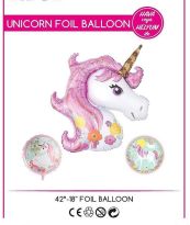 Unıcorn Folyo Balon Set Pembe